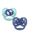 Dr. Brown’s Advantage Pacifiers, Stage 1, Blue Space, 2 pack