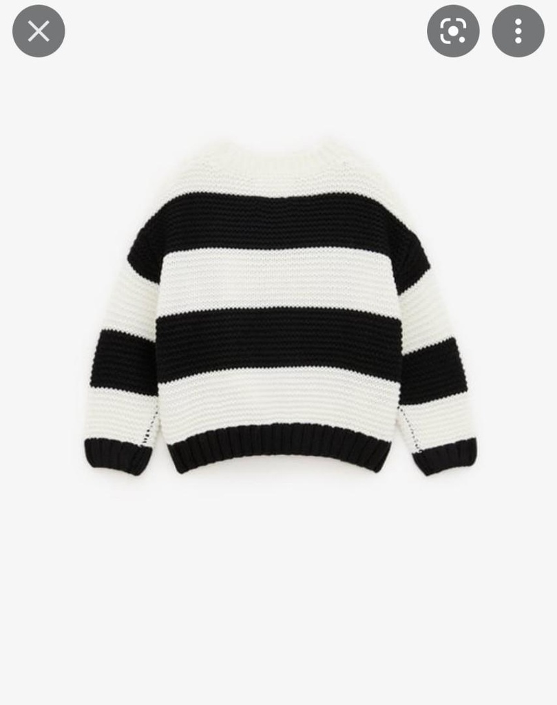 Toddler Girl/Boy Stripe Casual Knit Sweater