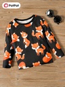 Toddler Boy Fox Print Long-sleeve Tee