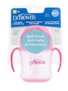 DR BROWN 6 oz / 180 ml Soft-Spout Transition Cup w/ Handles - Pink (6m+)