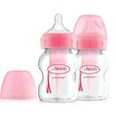 DR BROWN 5 oz / 150 ml PP Wide-Neck "Options" Baby Bottle, 2-Pack