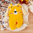 2pcs Baby Girl/Boy Lion Pattern Long Sleeve Set