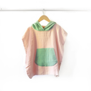 Crane Poncho Combo - Desert Rose & Evergreen