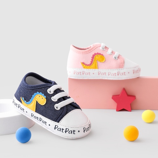 [WCL12-20804346] Baby Girl/Boy Casual Fabric Stitching Dinosaur Pattern Design Shoes