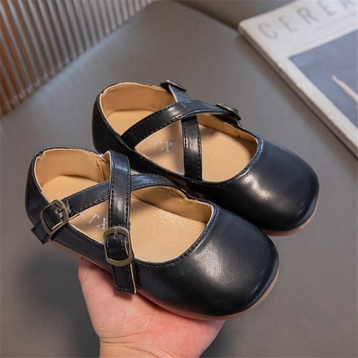 [WCL12-20731165] Toddler & Kids Sweet Cross Strap Velcro Shoes