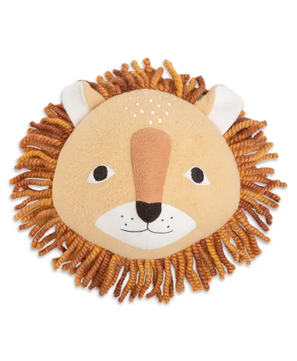 Crane Lion Plush Head Wall Décor