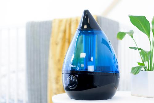 Crane Electronic Ultrasonic Cool Mist Humidifier Drop 2.0 Blue/Black EE-5306BB