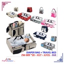 Diaper Bag + Travel Bed