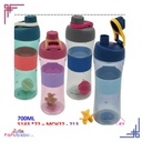 Multi-Color 700ml Water Bottle