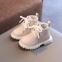 Toddler Plain Lace Up Front Boots