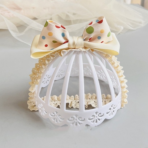 Polka dot Bowknot baby headband
