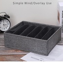 Foldable Grid Underwear Storage Box