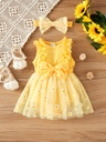 Sweet Baby Girl 2pcs Rompers Sleeveless Polyester Regular