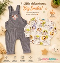Puppy Print Dungaree Outfit