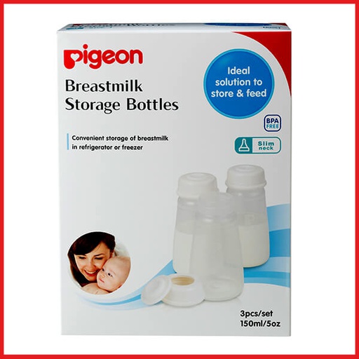 Pigeon Breast Milk Storage Bottle (PP) 3PCs/Set