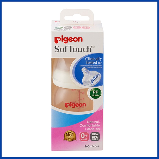 Pigeon SofTouch TM Peristaltic Plus PP 160ml (SS)