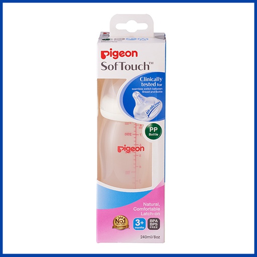 Pigeon SofTouch TM Peristaltic Plus PP 240ml (M)