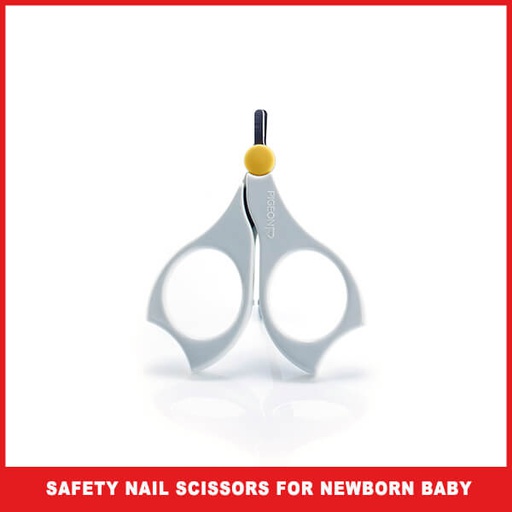 Pigeon Safety Nail Scissors for Newborn Baby