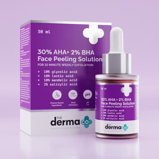 The derma co 30% AHA +2% BHA Peeling Solution