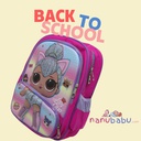 LOL School Bag For Grade-1 And Grade-2 For Girls