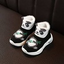 Toddler soft-sole knitted panda shoes(AC074)