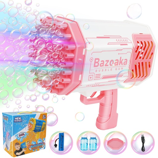 Bazooka Bubble Gun with Colorful Lights  Bubble Blower(AC008)