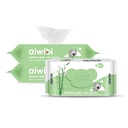 Aiwibi Bamboo Baby Wet Wipes 80Pcs - Pack of 3