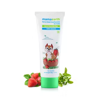 Mamaearth Natural Berry Blast Kids Toothpaste, 50gm