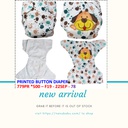 Baby Printed Button Diaper(AC060)