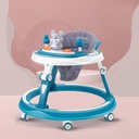 StarAndDaisy 360° Baby Walker Adjustable Height, Multi-Function Anti-Rollover Folding Walker