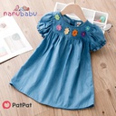 Patpat-(2nb2-478606)Baby / Toddler Cutie Embroidered Floral Dress