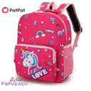 Patpat-(2nb10-20106629)Kids Unicorn Rainbow Print Backpack Children Square School Bag Travel Bag