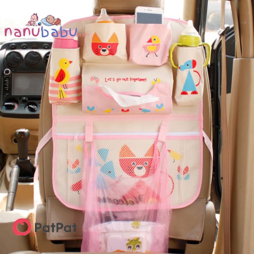 Patpat-(2nb11-20347630)Baby Stroller Storage Bag Stroller Accessories Backseat Car Oxford Cloth Organizer Bag Baby Supplies Storage