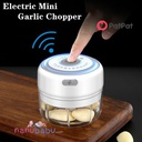 Patpat-Mini Electric Garlic Grinder Portable Food Press Mincer Seasoning Masher Spice Chopper Kitchen Accessories-3nb13-19726449