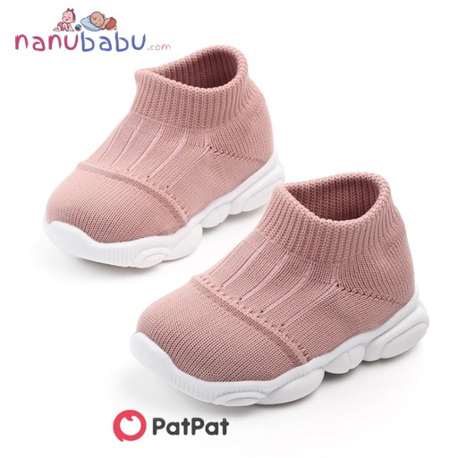 Patpat-Baby / Toddler Fashionable Solid Flyknit Prewalker Athletic Shoes-3nb20-19401910