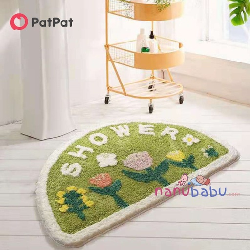 Patpat-Plush Suede Bedroom Non-Slip Floor Flocking Mat High Water Absorption Cartoon Carpet-3nb16-19932902