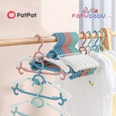 5-pack Adjustable Newborn Baby Hangers Plastic Non-Slip Extendable Laundry Hangers for Toddler Kids Child Clothes-3nb20-2038696