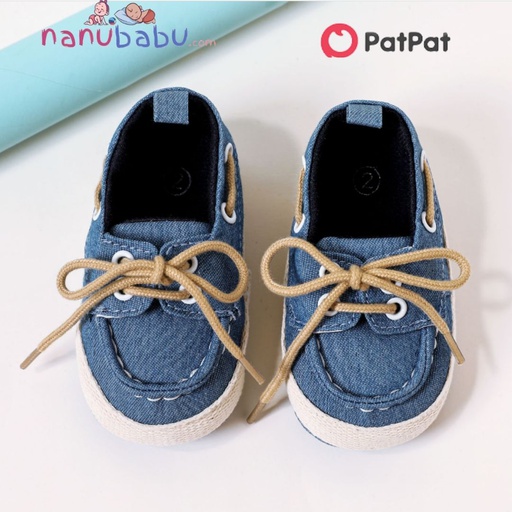 Baby / Toddler Lace Up Denim Prewalker Shoes-3nb20-2055924