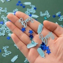15g Confetti Baby Shower Decoration Letters, Feeding Bottle, Pentagram, Diamond Party Wedding Tabletop Paper Scraps (6nb30-20688089)