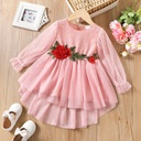 Toddler Girl Multi-layered Opaque Lace and Mesh Design Fairy Dress (6nb30-20692299)