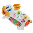 Educational Electric Musical Rabbit Piano with Flashing Light for Kids
