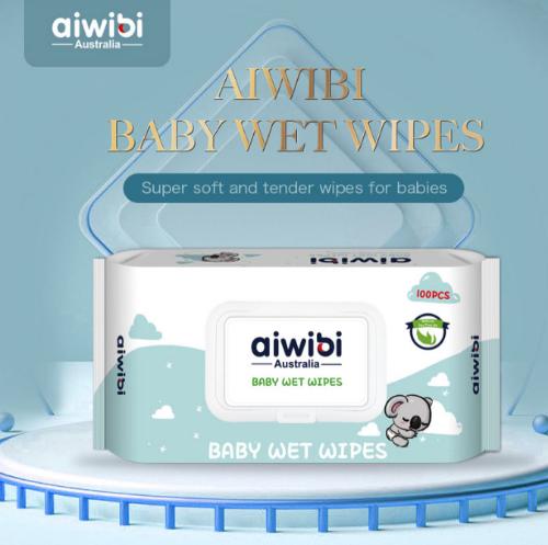 Aiwibi Baby Wet Wipes 100Pcs (AW)