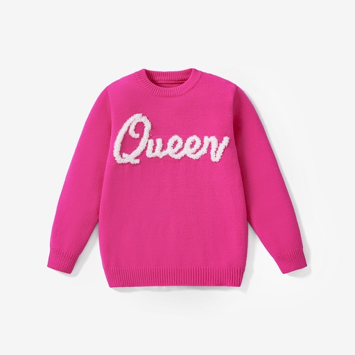 [WC7L-20730796]  Kid Girl Letter Pattern Sweater/Top 