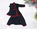 Red and White Dots, Newari Cultural Clothing Set For Girls (Newari)