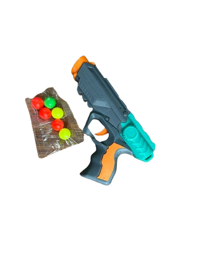 Soft Ball Bullet Gun with 6 Foam Ball for Kids (pk)