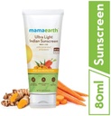 Mamaearth Ultra Light Indian Sunscreen SPF50 PA+++ 80ml