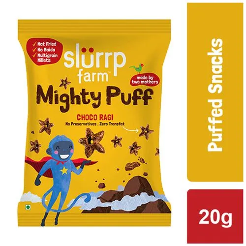 Slurrp Farm Mighty Puff: Choco Ragi 20g
