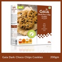 Gaia Dark Choco Chips Cookies 200 gm