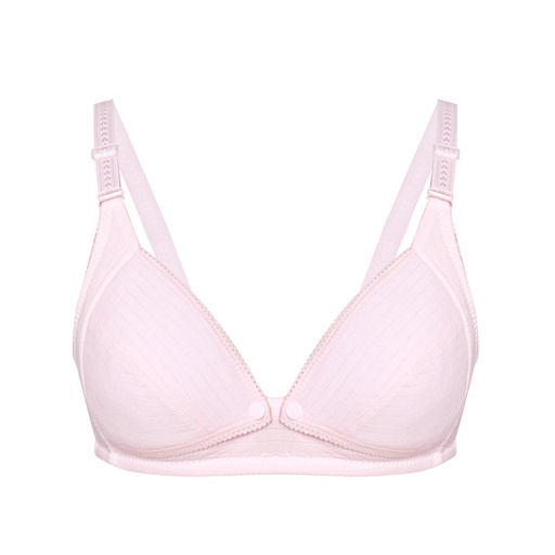 [SC8L1-20523072] Nursing Snap Button Front Pink Bra