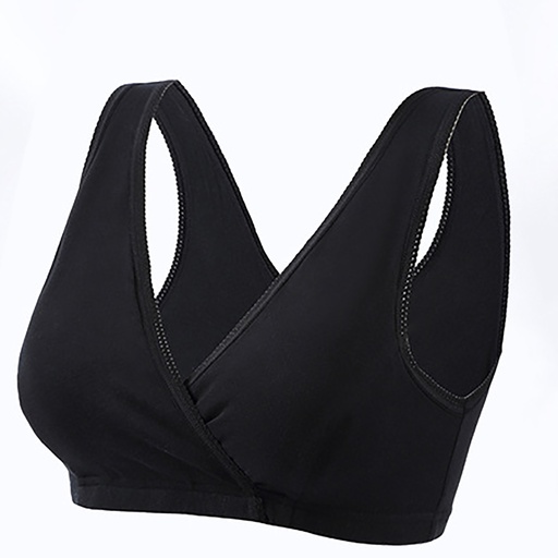 [SC8L1-20591393] Nursing Black Wrap Bra